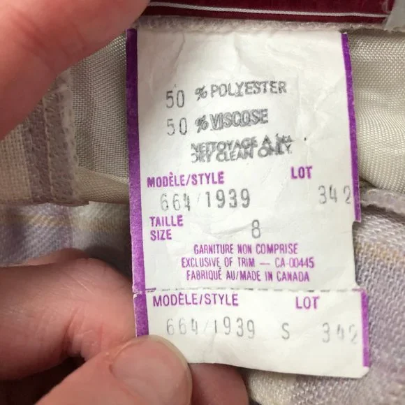 Vintage Pleated Midi Skirt High Waisted Long Pleated Pockets Kilt Preppy Canada - Picture 6 of 9